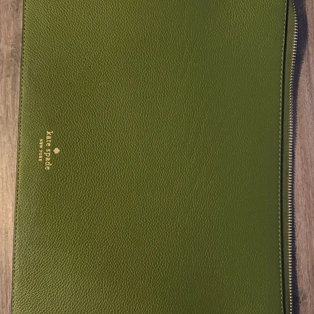 Kate Spade Forest Green Leather Tote - Picture 3 of 13
